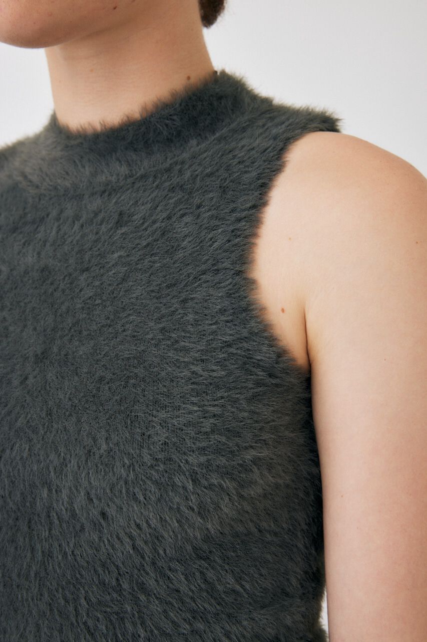 MOUSSY「SHAGGY KNIT ボレロ & タンク」|ニット・セーター|