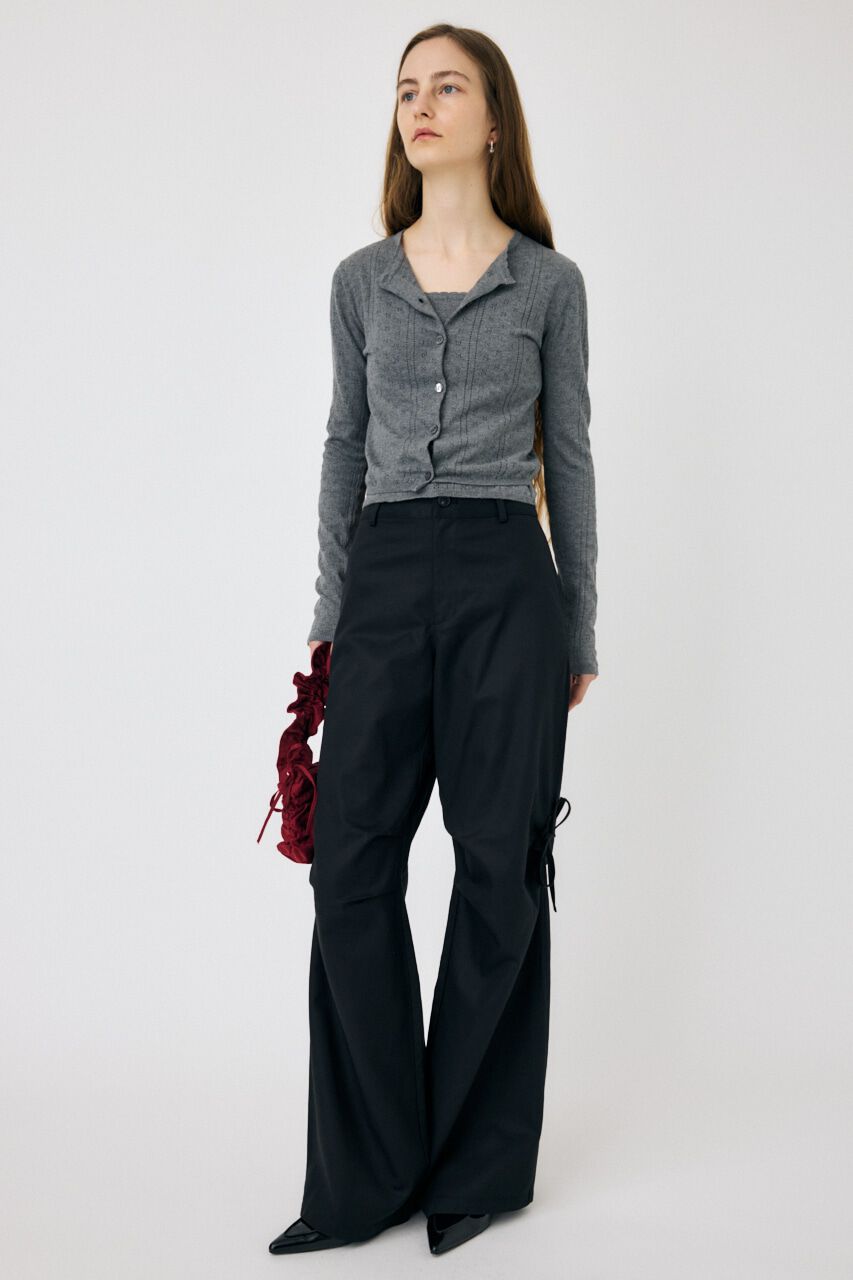 MOUSSY「PICOT EYELET ニットアンサンブル」|ニット・セーター|