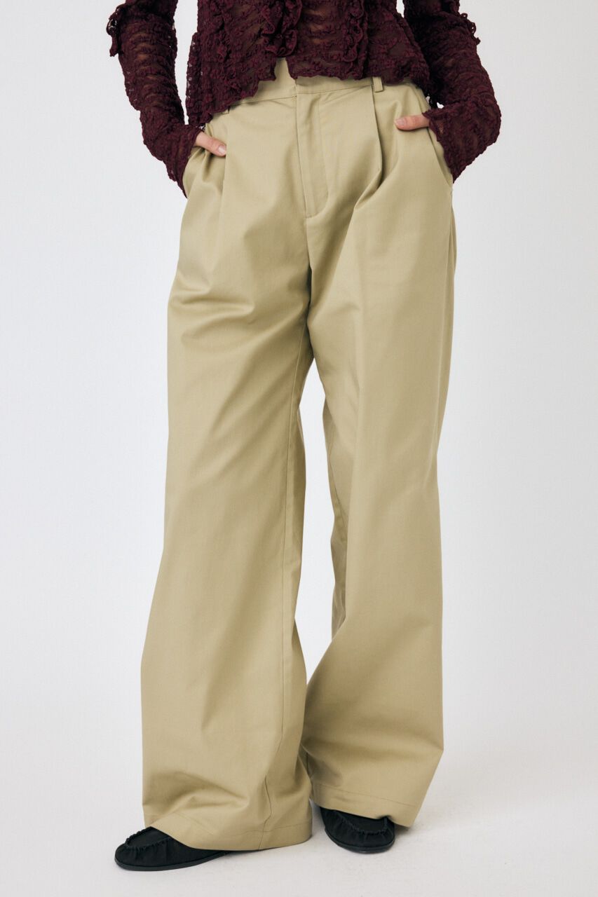 MOUSSY「DROP WAIST チノパンツ」|その他|BEG