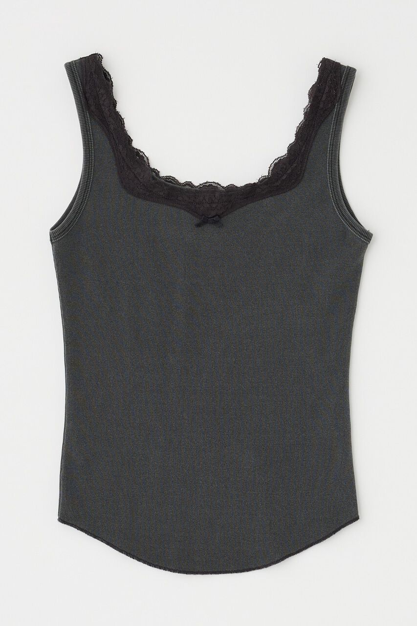 MOUSSY「LACE TRIM タンクトップ」|タンクトップ|