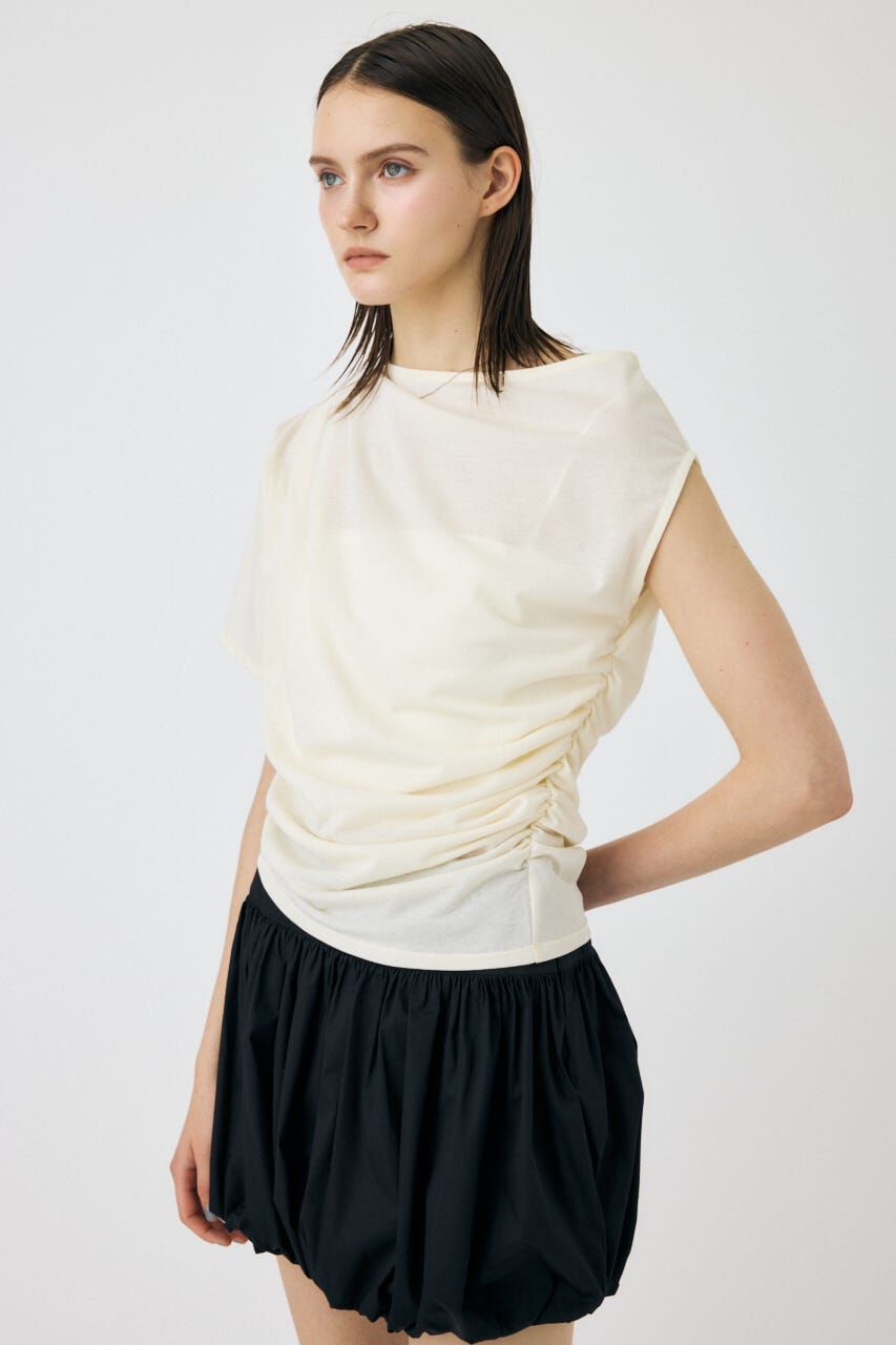 MOUSSY「ONE SHOULDER シアー TEE」|Tシャツ・カットソー|