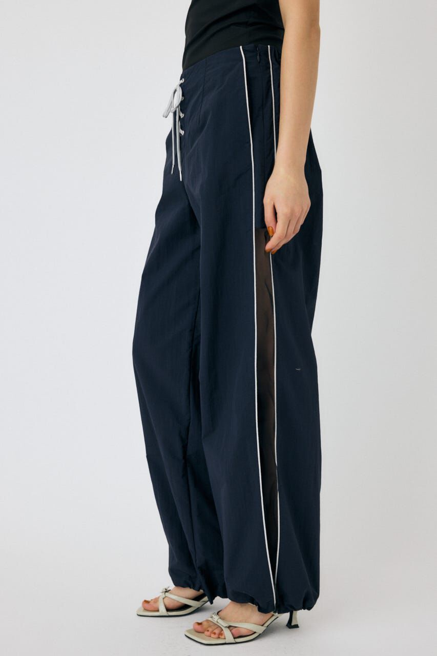 MOUSSY「SHEER PANEL LACE UP パンツ」|その他|