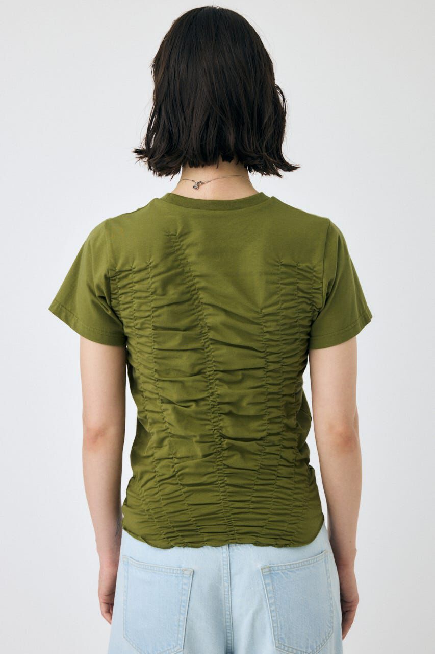 MOUSSY「GATHER CUT トップス」|Tシャツ・カットソー|