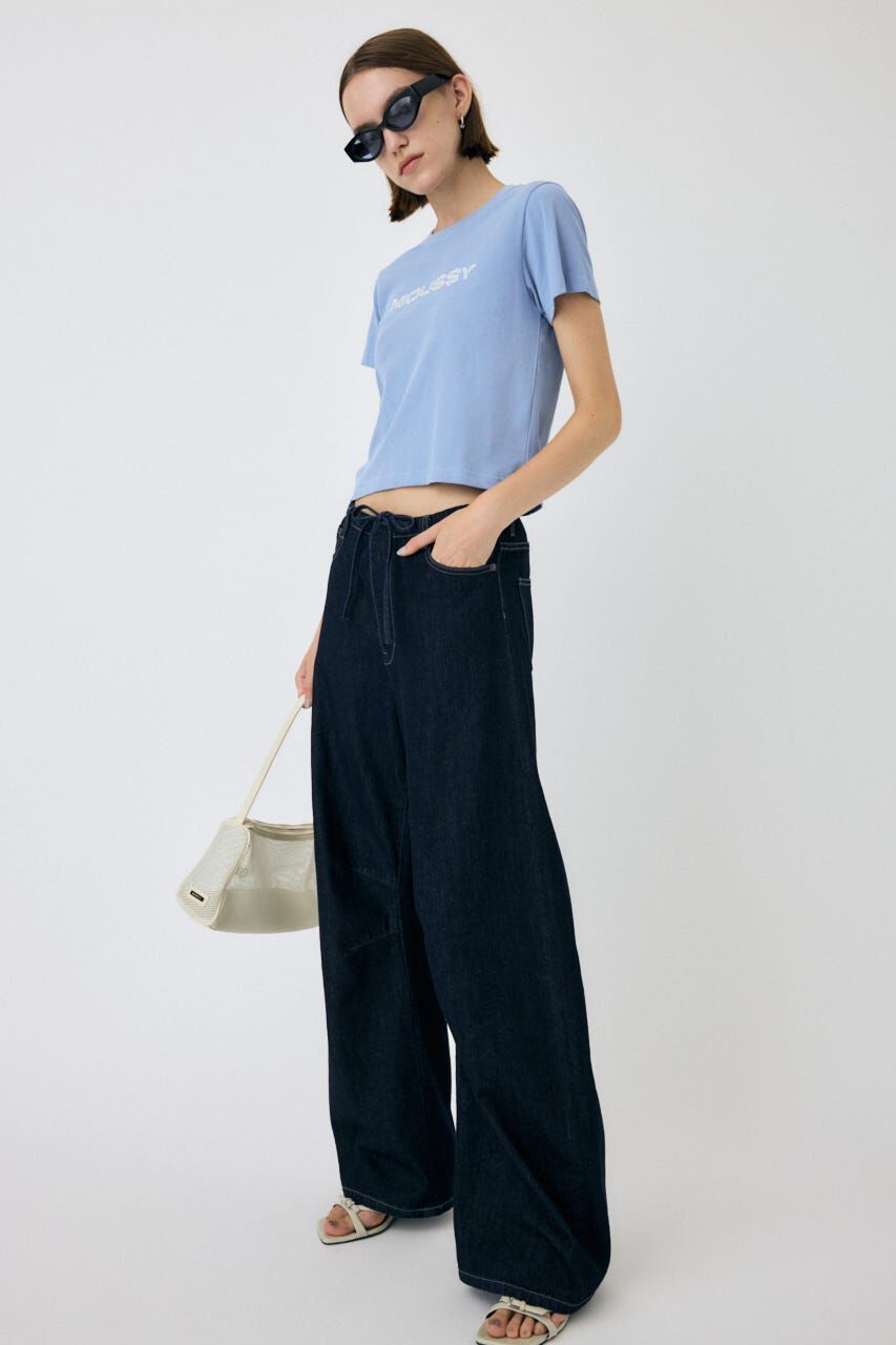 MOUSSY「EASY WAIST LIGHT ストレートデニム」|デニム|