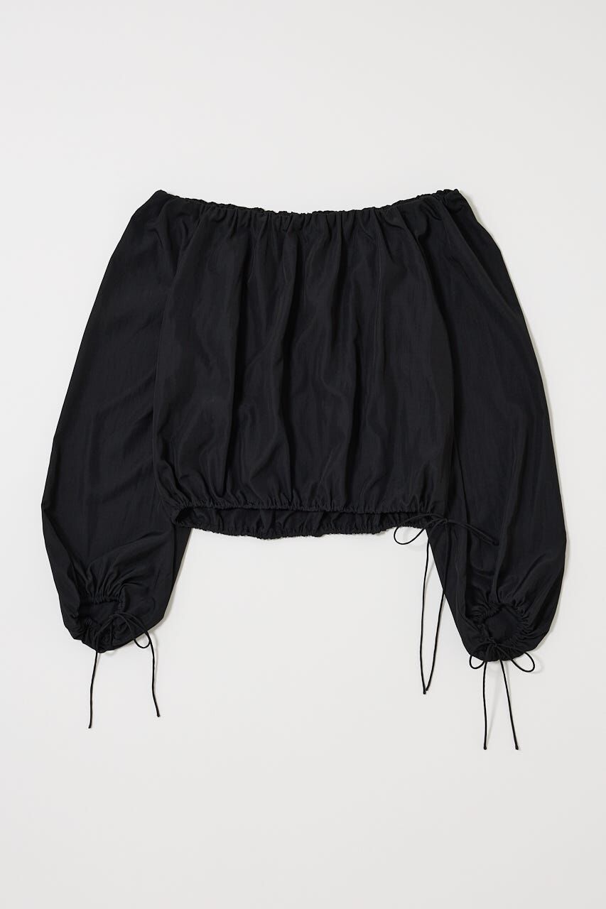 MOUSSY「OFF SHOULDER PUFFY ブラウス」|シャツ・ブラウス|