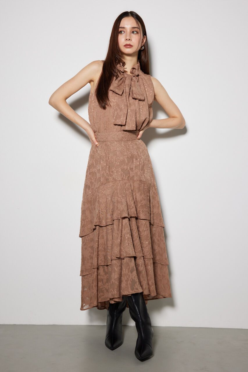 rienda「フィッシュテールティアードスカート」|スカート|BRN