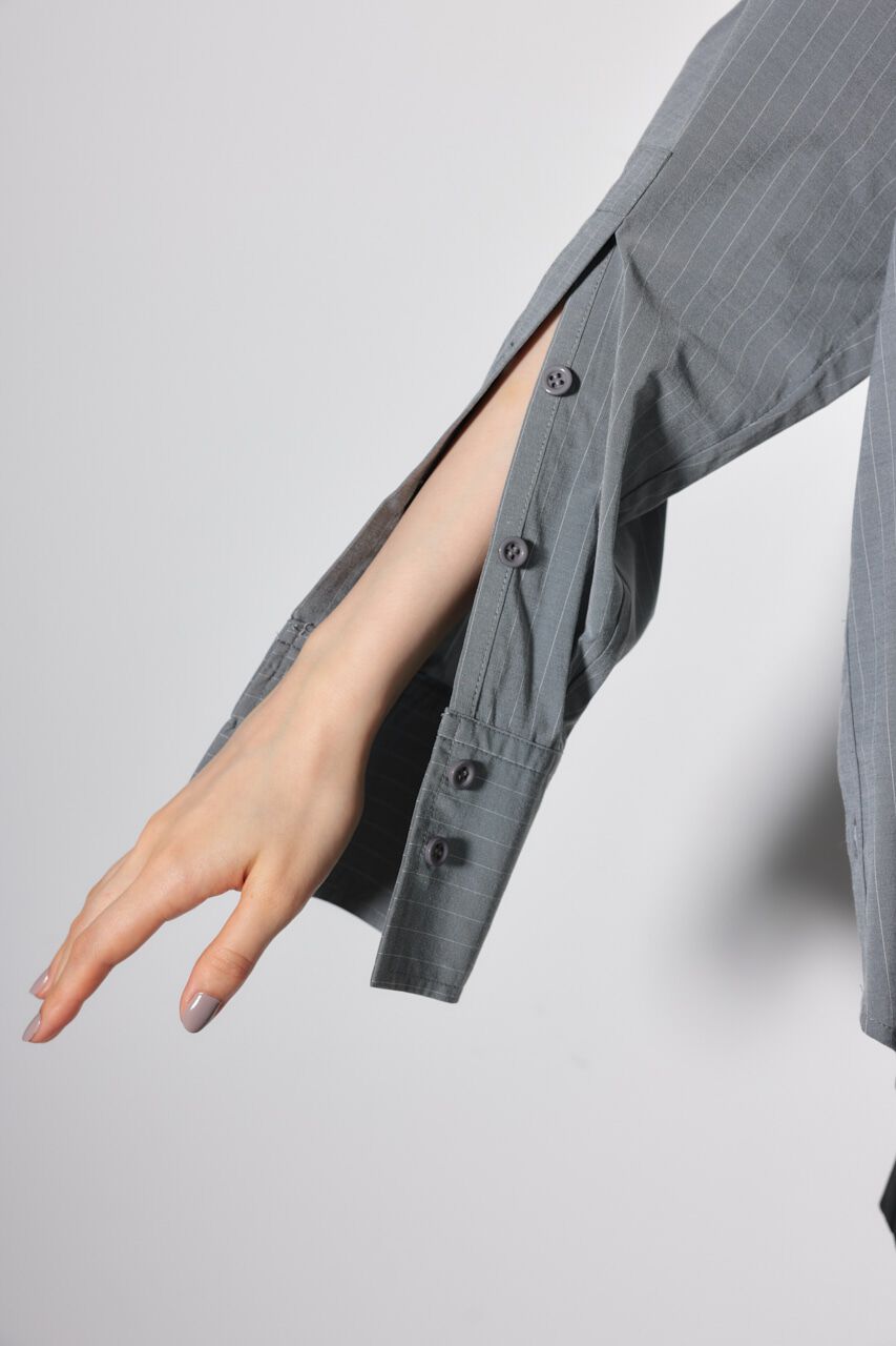 rienda「シャーリングベアセットシャツ」|シャツ・ブラウス|