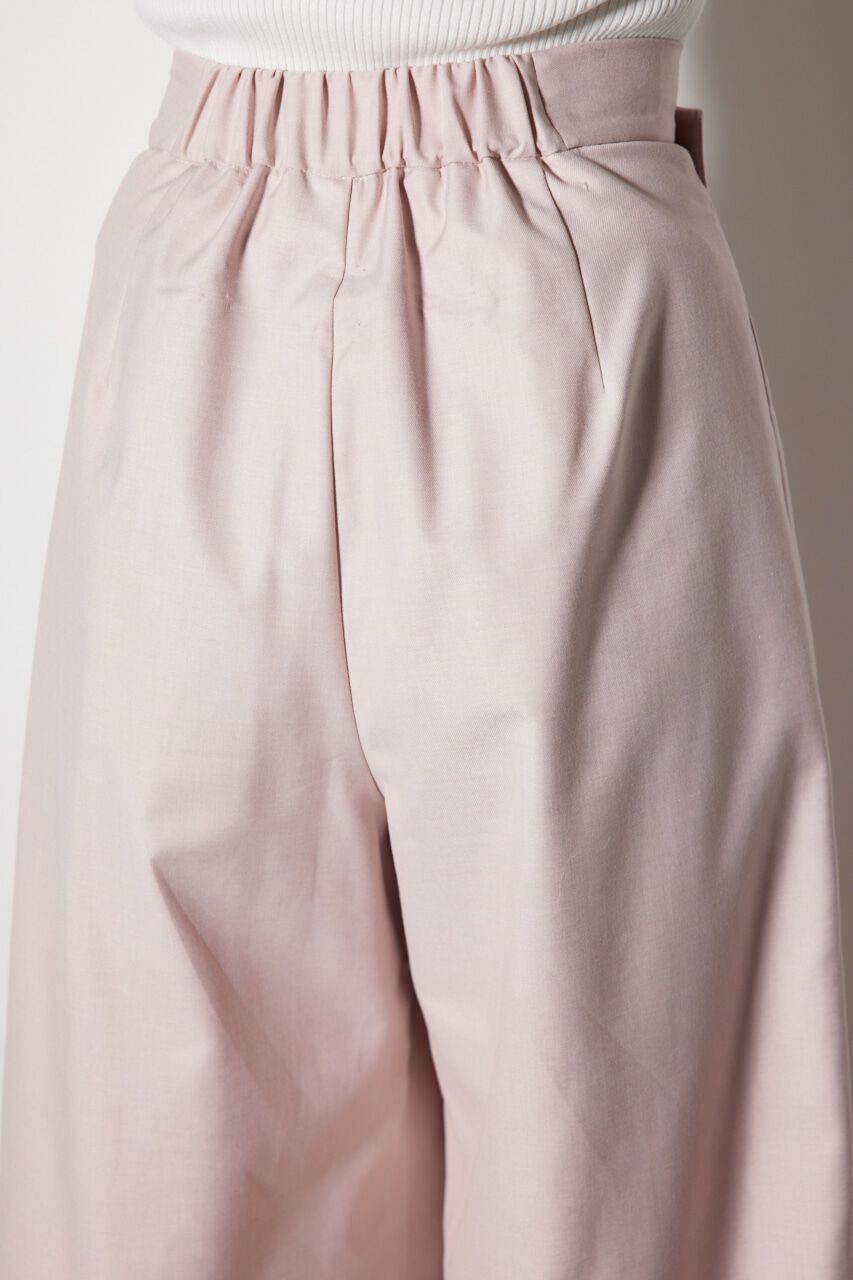 rienda「レイヤードベルトジャストウエストパンツ」|その他|