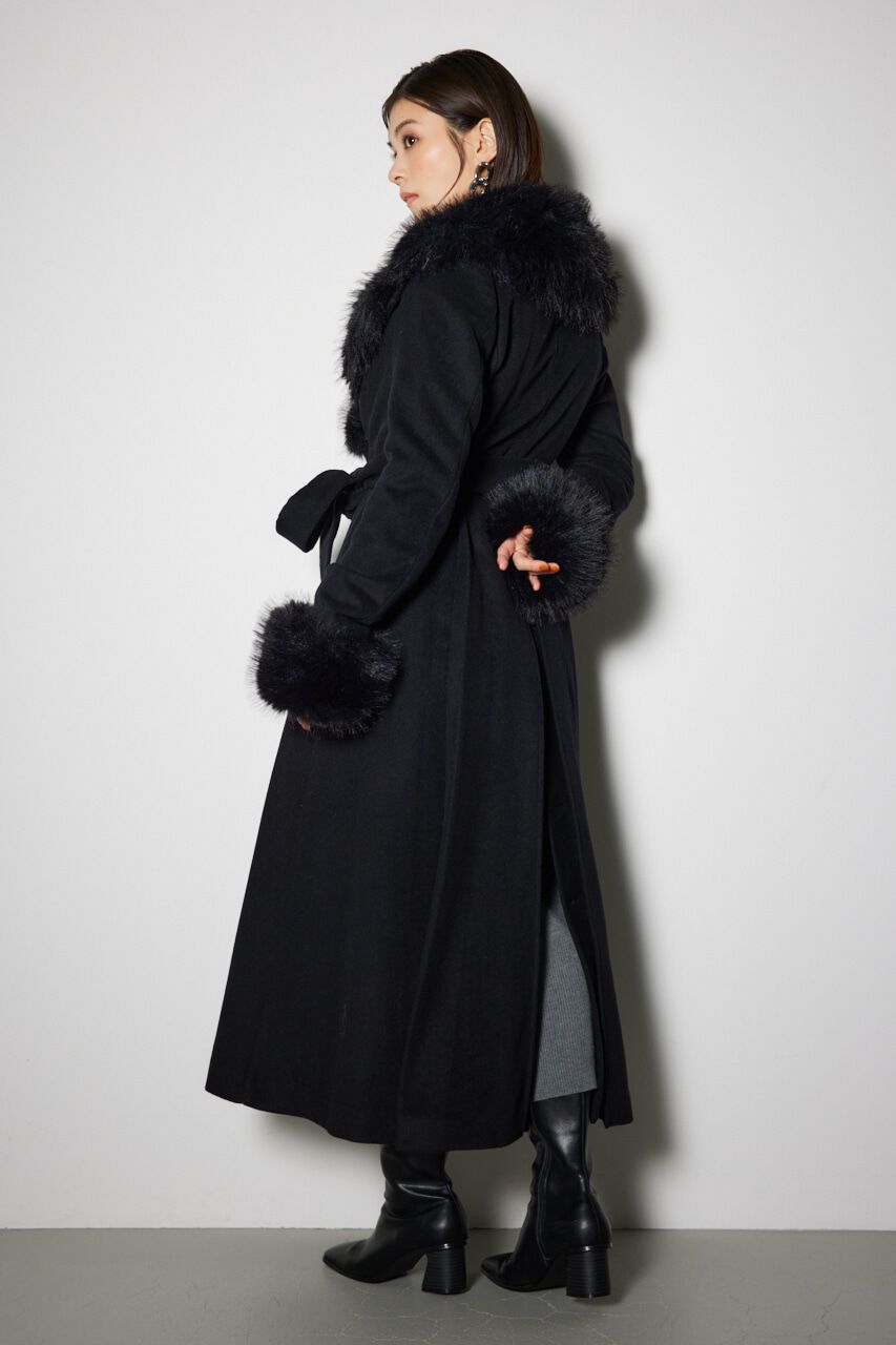 rienda「ウールMIXクラッシィドレスコート」|その他|