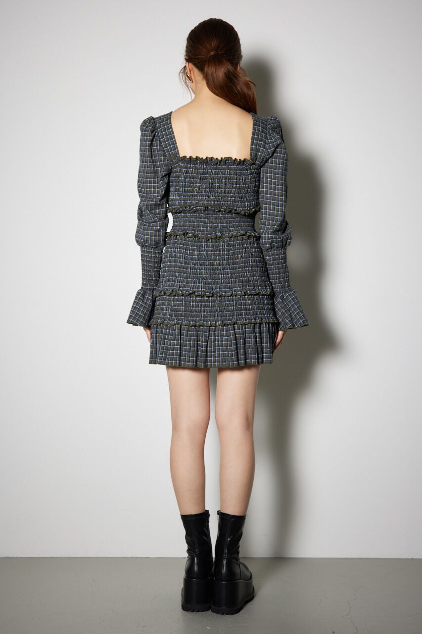 rienda「シャーリングタイトミニワンピース」|ワンピース|