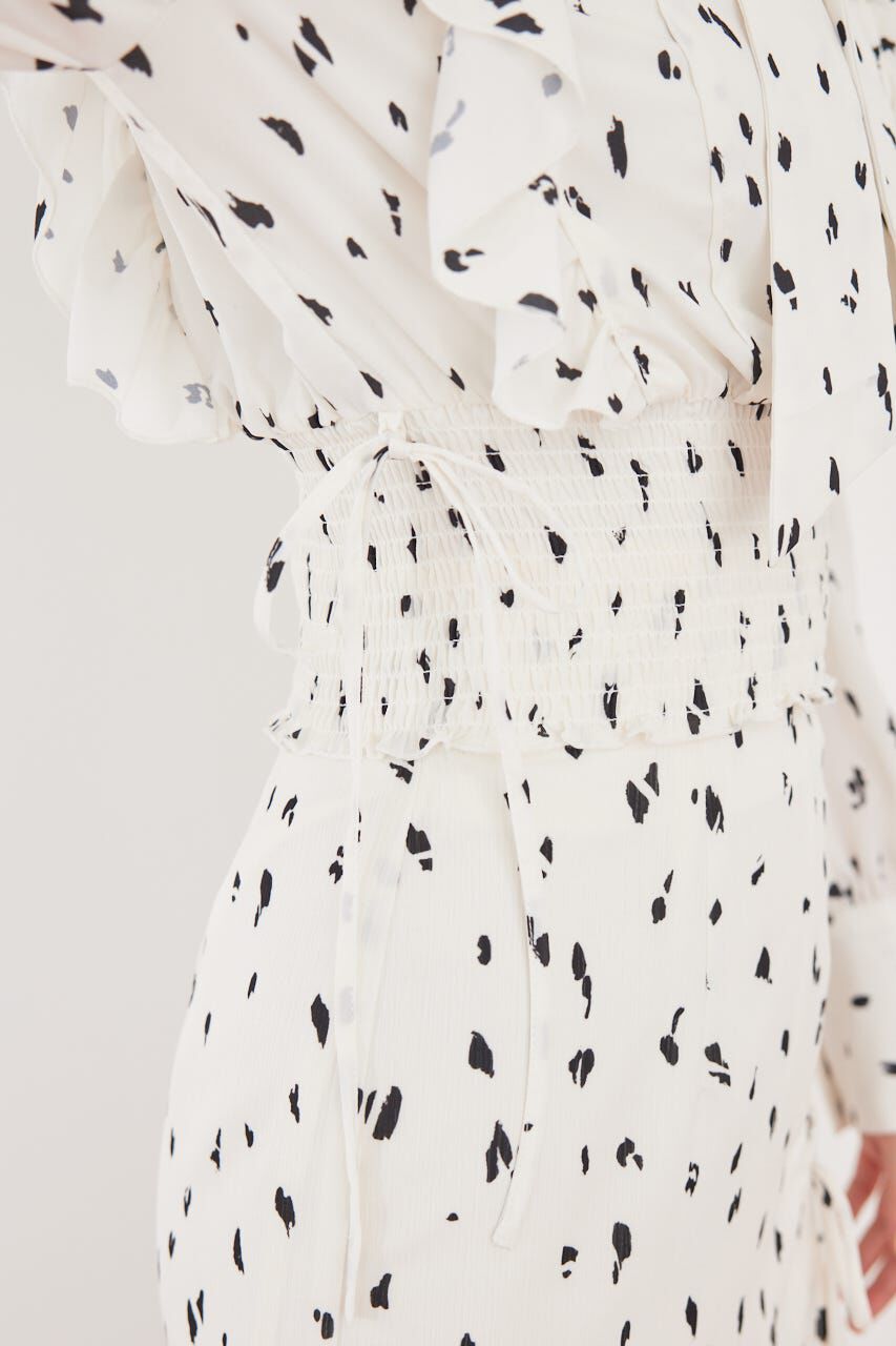 rienda「2WAYボウタイクロップドブラウス」|シャツ・ブラウス|