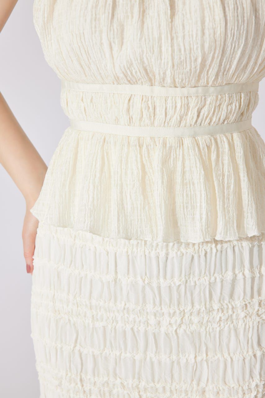 rienda「フリルギャザートップス」|シャツ・ブラウス|