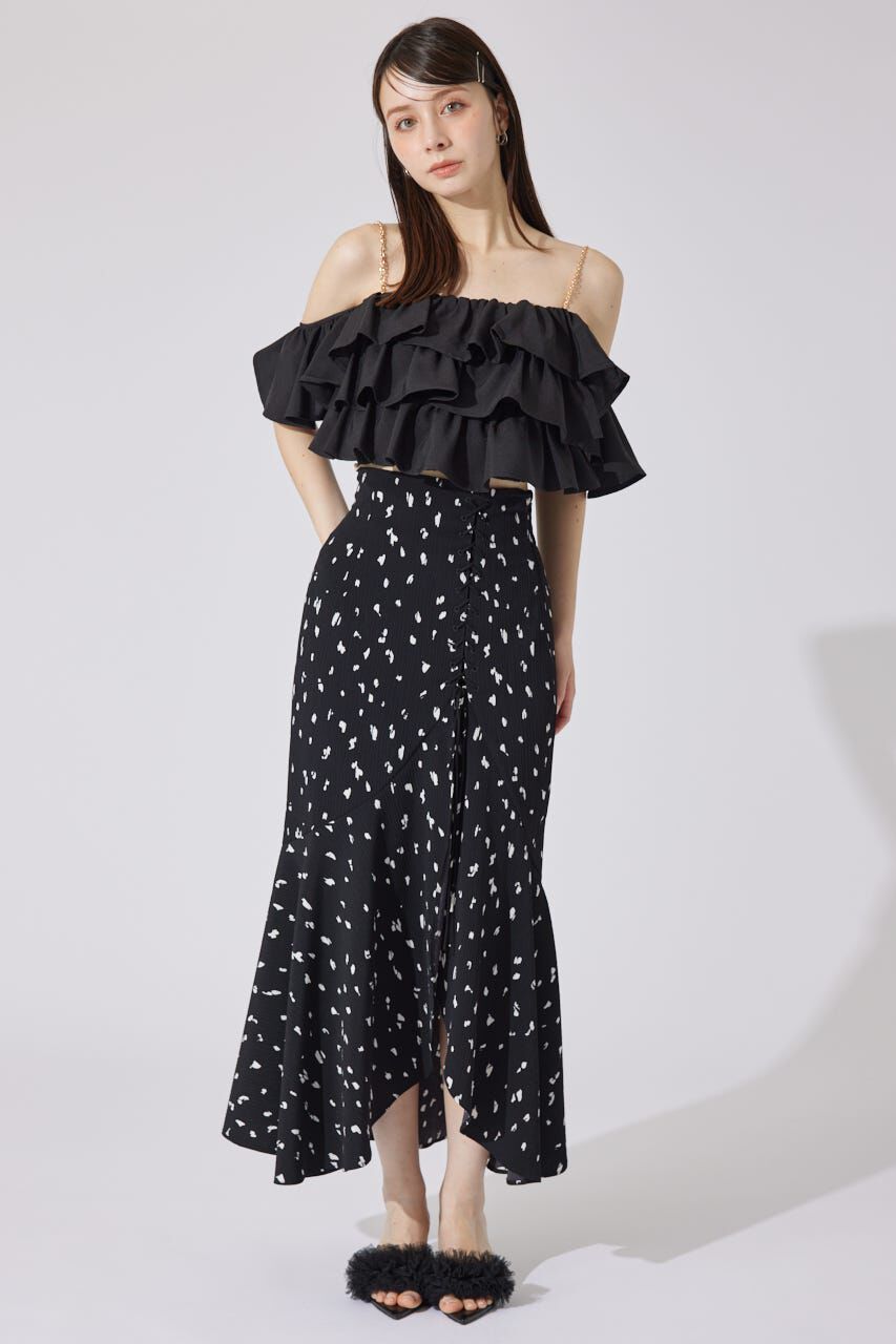 rienda「フリル2WAYオフショルブラウス」|シャツ・ブラウス|