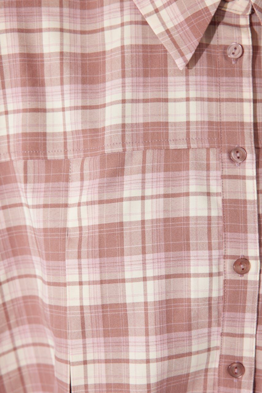 rienda「オーバールーズシャツトップス」|シャツ・ブラウス|