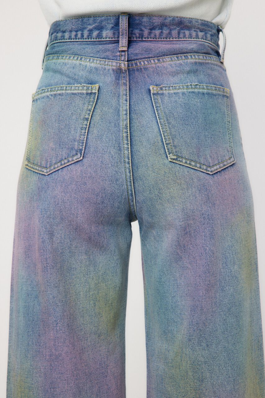 RODEO CROWNS「スプレーワイドパンツ」|デニム|