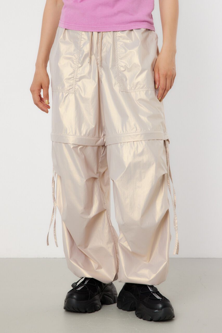 RODEO CROWNS「メタリックパラシュートパンツ」|その他|L/PNK1