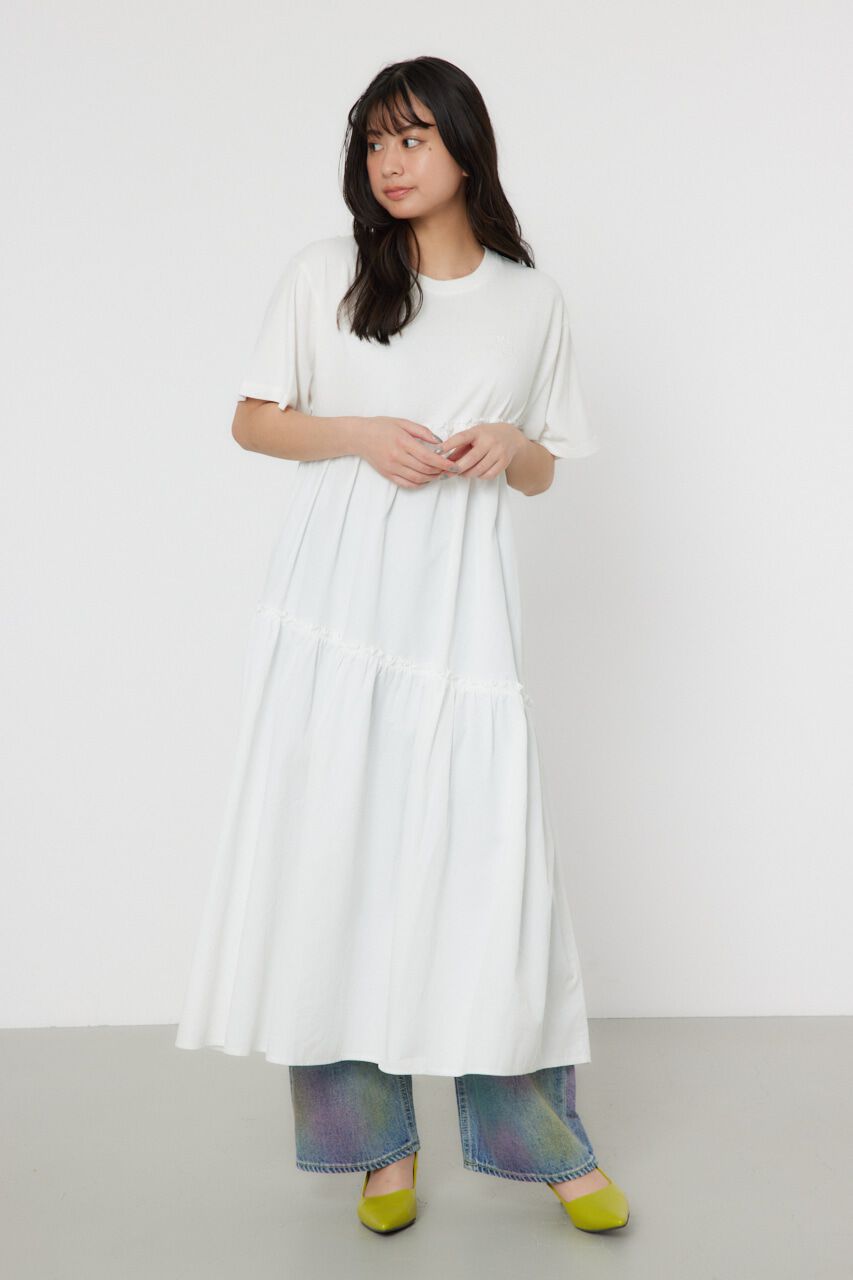 RODEO CROWNS「ピグメントギャザードッキングワンピース」|ワンピース|