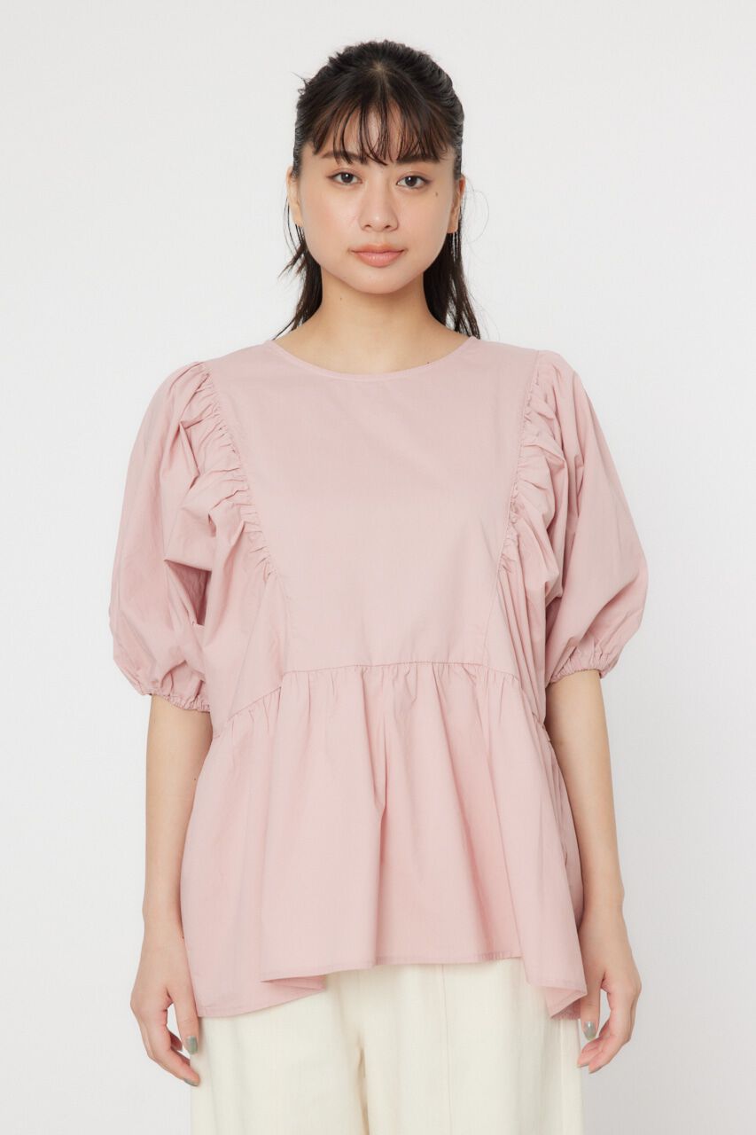 RODEO CROWNS「袖ボリュームペプラムトップス」|シャツ・ブラウス|