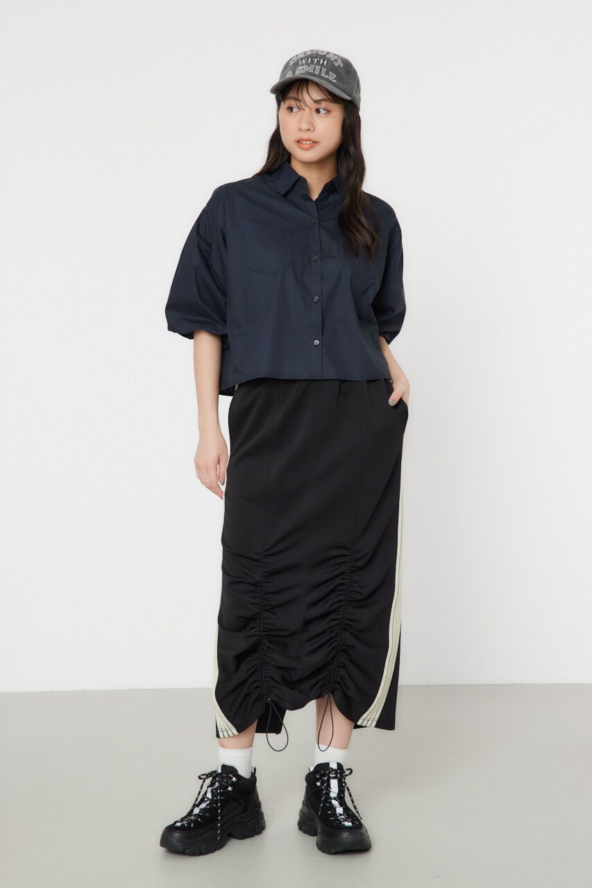 RODEO CROWNS「バルーンスリーブショートシャツ」|シャツ・ブラウス|