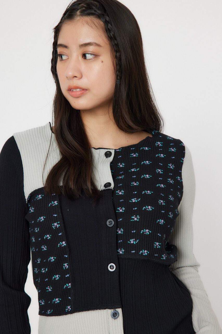 RODEO CROWNS「パッチワーク2WAYリブトップス」|Tシャツ・カットソー|