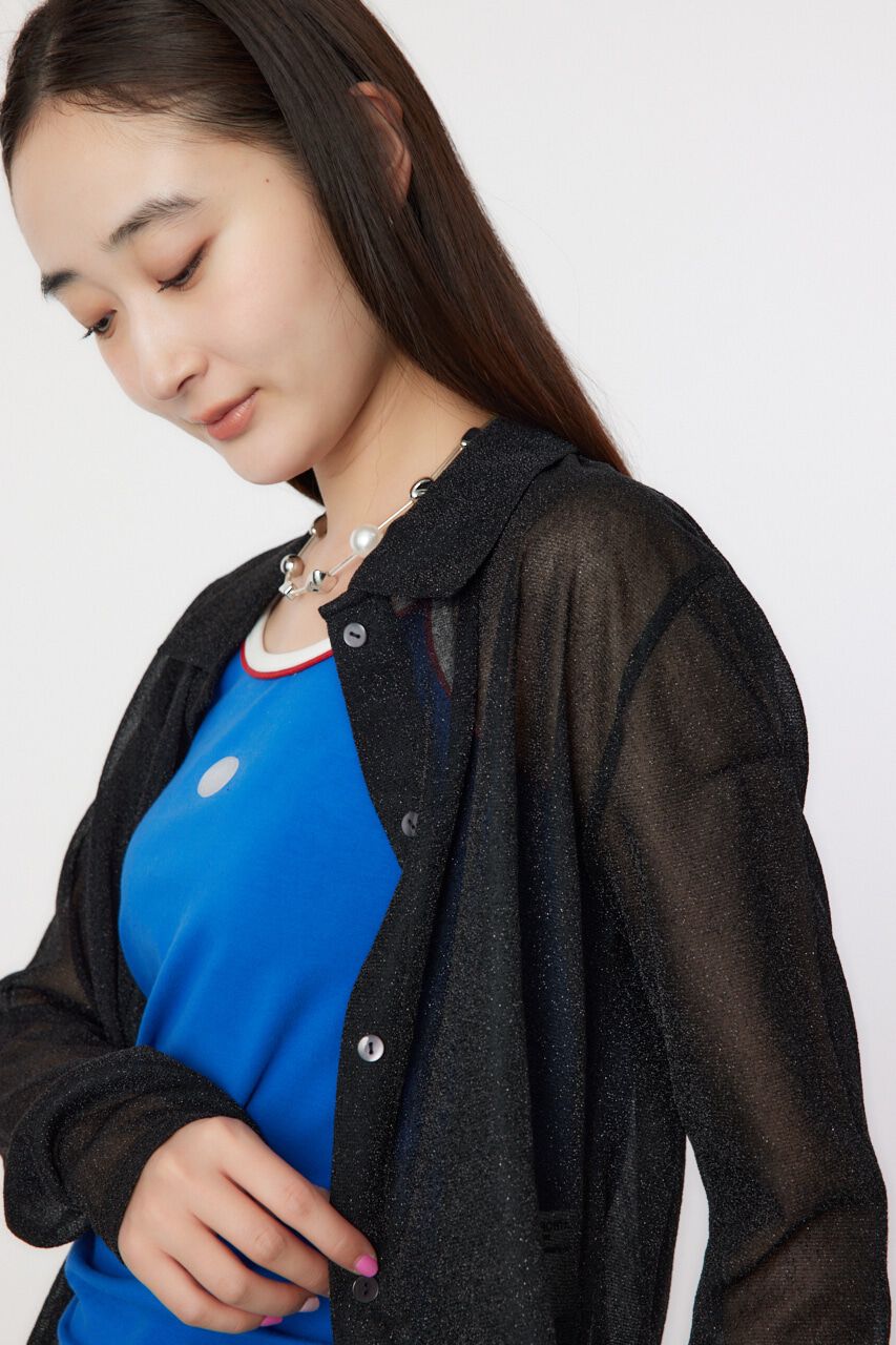 RODEO CROWNS「ラメシアーシャツ」|シャツ・ブラウス|