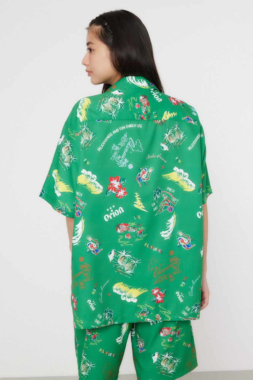 RODEO CROWNS「Orion Beer x RCS ORオープンカラーシャツ」|シャツ・ブラウス|