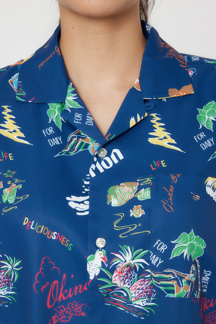 RODEO CROWNS「Orion Beer x RCS ORオープンカラーシャツ」|シャツ・ブラウス|