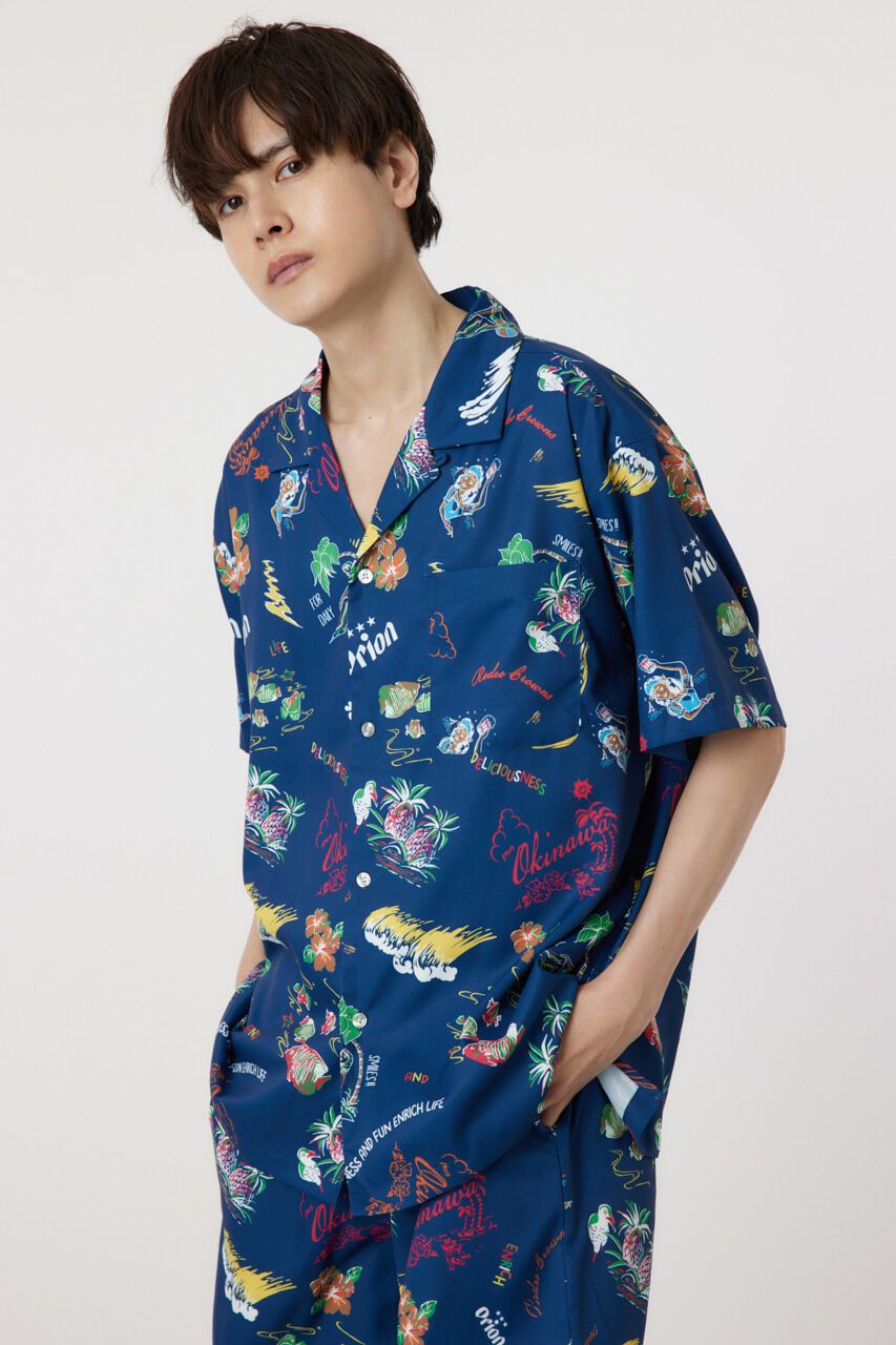 RODEO CROWNS「Orion Beer x RCS ORオープンカラーシャツ」|シャツ・ブラウス|