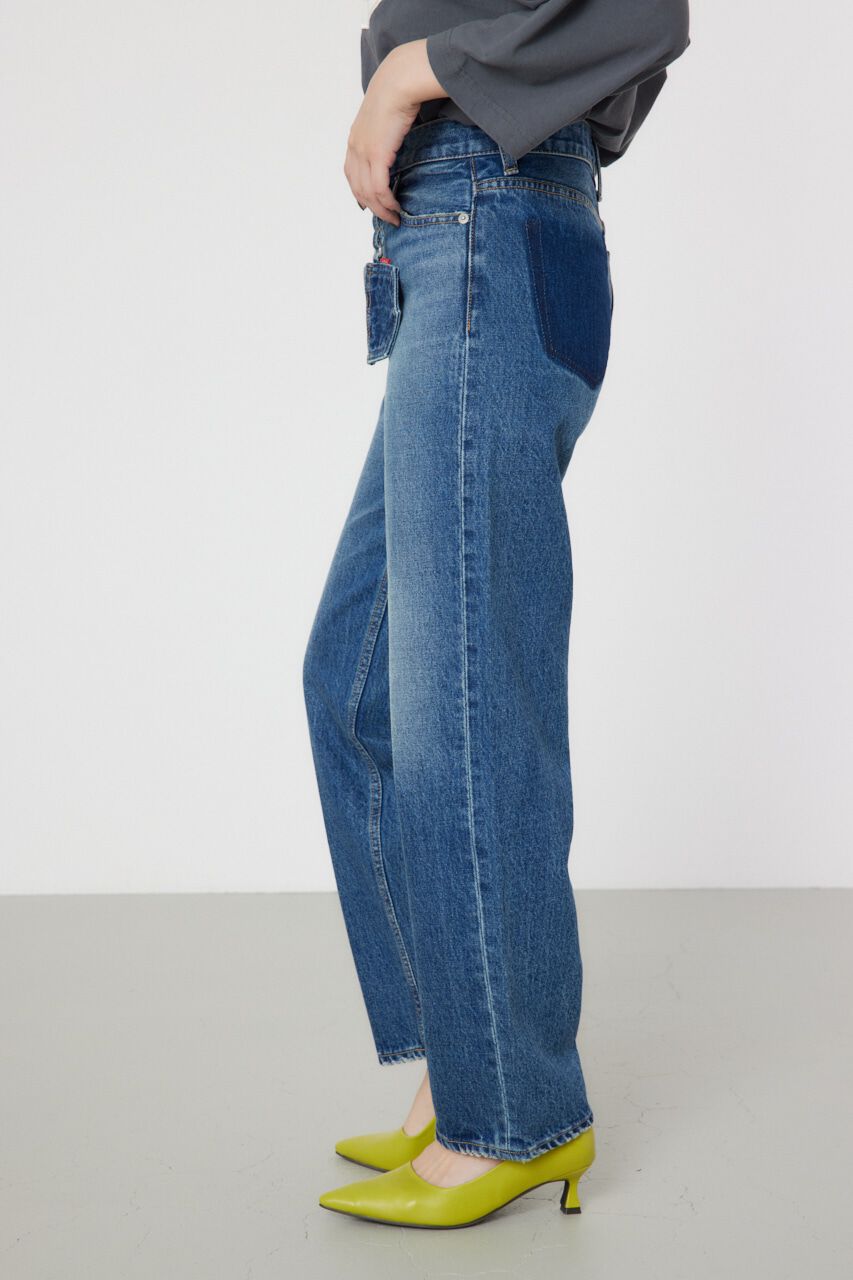 RODEO CROWNS「ポケットポーチストレートデニム」|デニム|