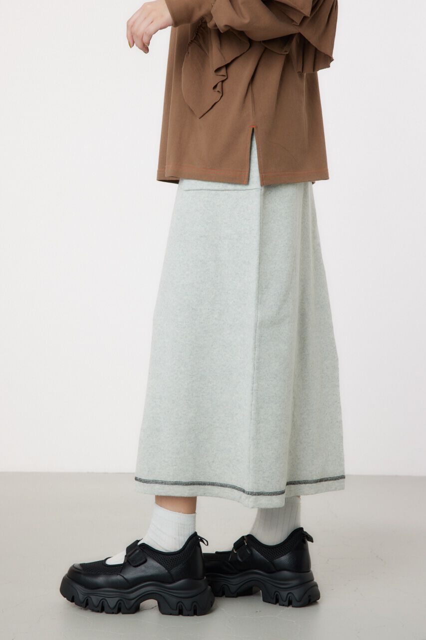 RODEO CROWNS「スウェットライクカラーステッチニットスカート」|その他|