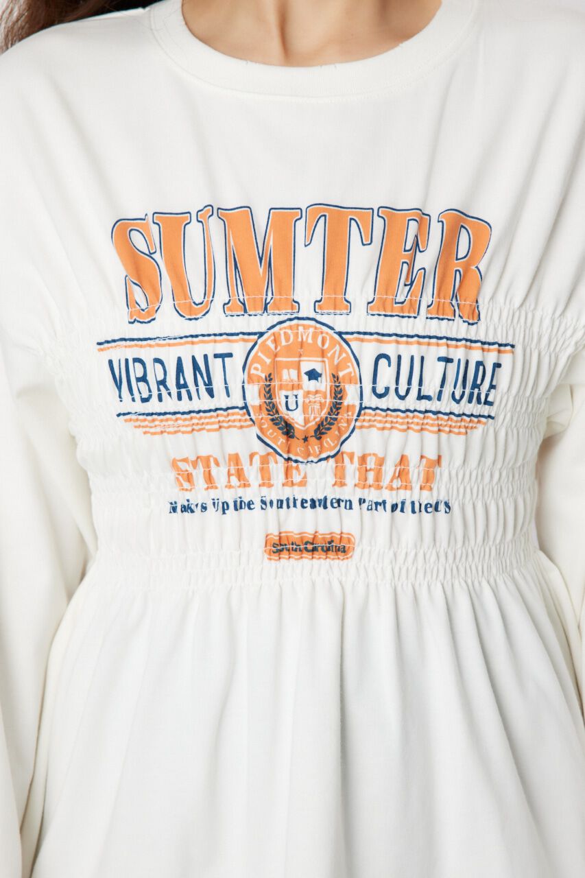 RODEO CROWNS「シャーリングプリントロングTシャツ」|Tシャツ・カットソー|