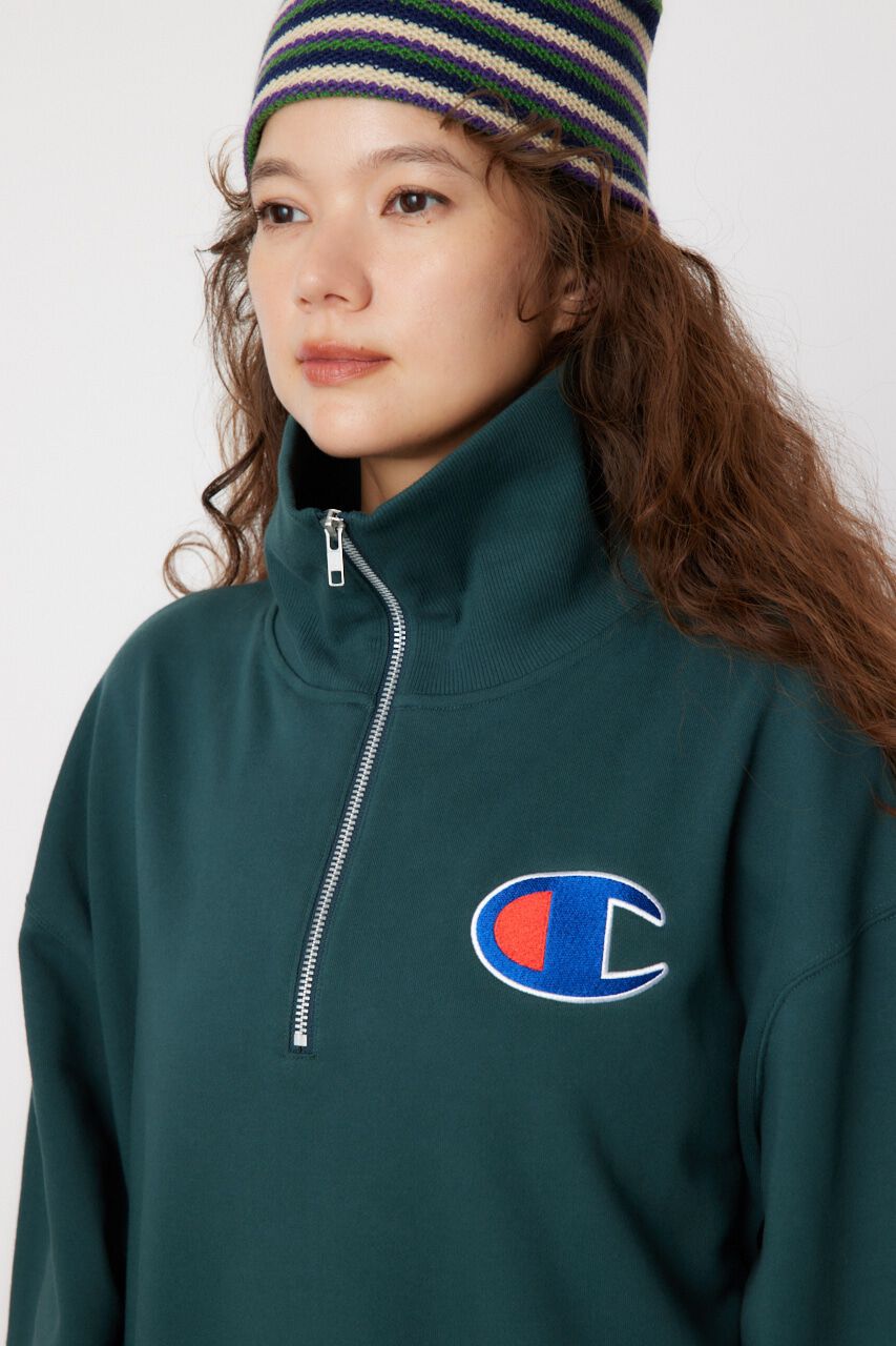 RODEO CROWNS「Champion ハーフジップスウェットワンピース」|ワンピース|