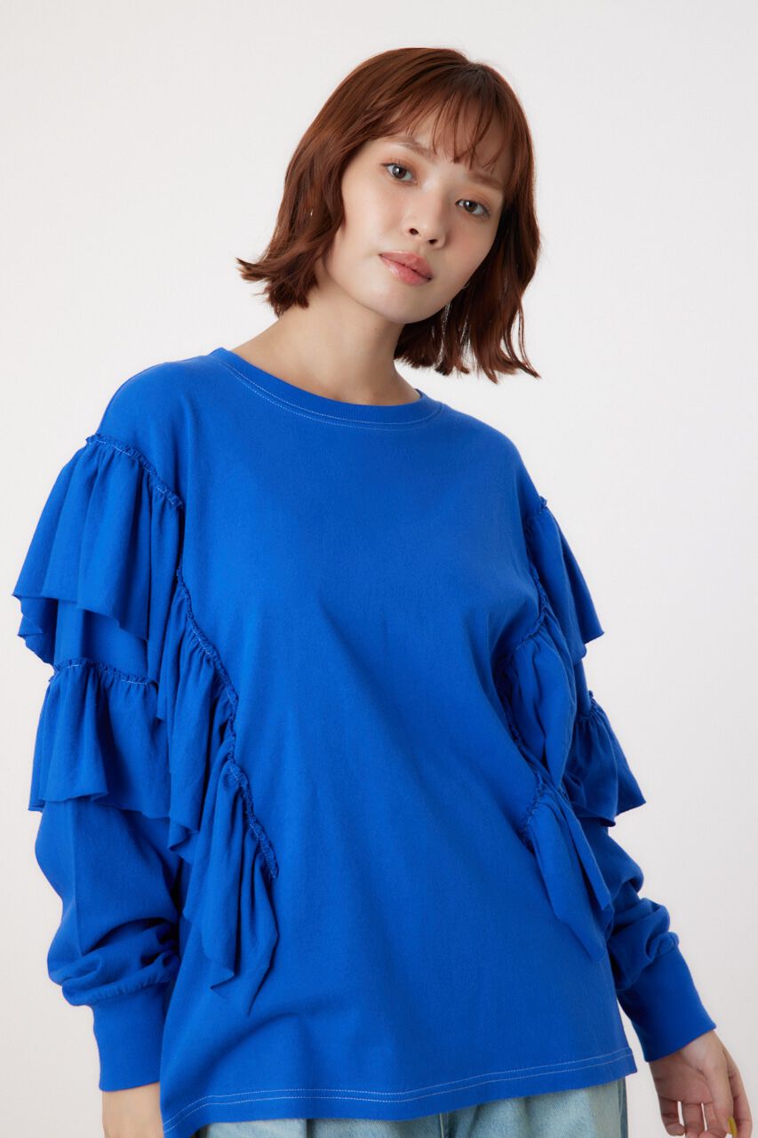 RODEO CROWNS「ステッチフリルトップス」|Tシャツ・カットソー|