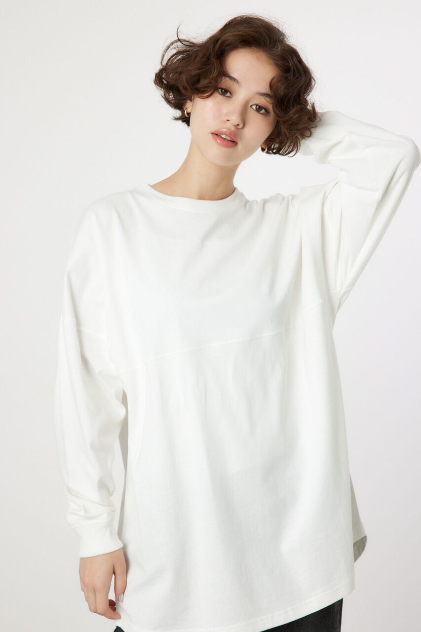 RODEO CROWNS「スクエアネームL/Sワンピース」|ワンピース|O/WHT1