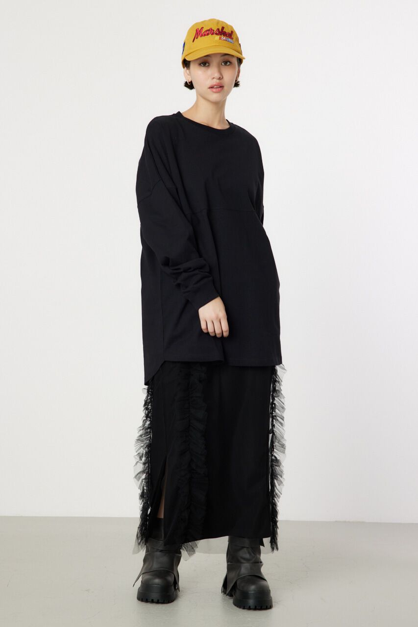 RODEO CROWNS「スクエアネームL/Sワンピース」|ワンピース|