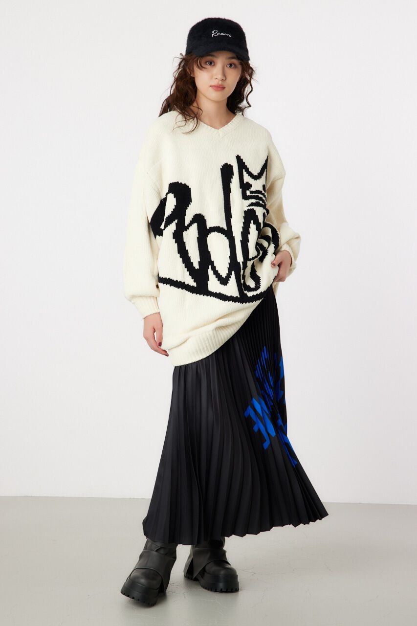 RODEO CROWNS「メッセージロゴプリーツスカート」|その他|