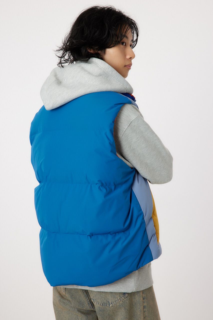 RODEO CROWNS「stand-neck パディングベスト」|ダウンベスト・ベスト|