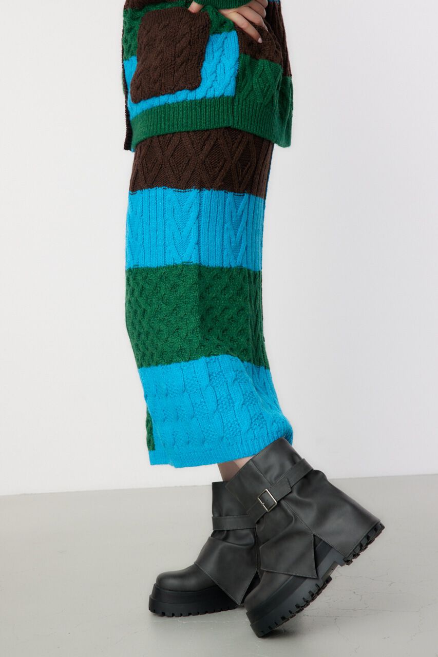 RODEO CROWNS「Custom ケーブルニット スカート」|その他|