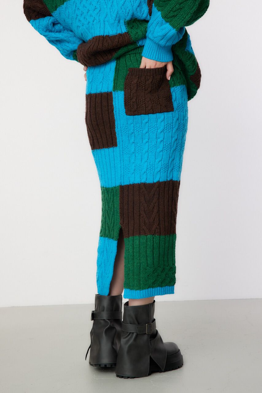 RODEO CROWNS「Custom ケーブルニット スカート」|その他|