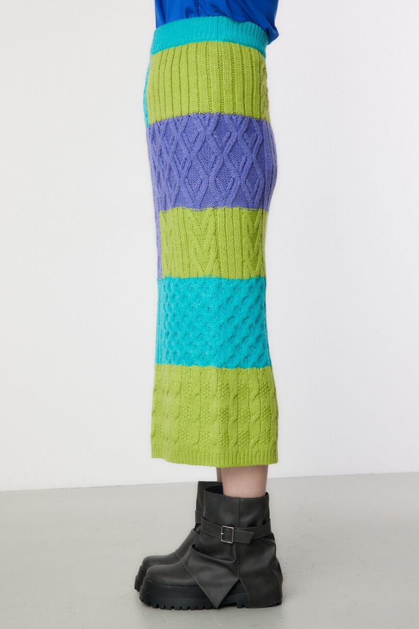 RODEO CROWNS「Custom ケーブルニット スカート」|その他|