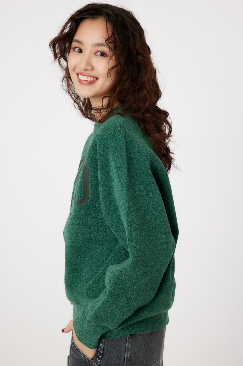 RODEO CROWNS「モールエンボスロゴニットトップス」|ニット・セーター|