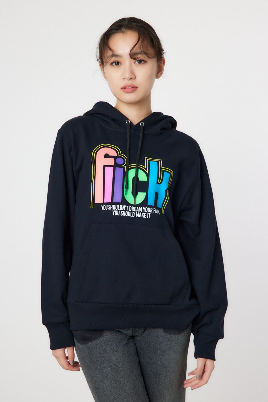 RODEO CROWNS「Neon Color Print パーカー」|パーカー|BLK