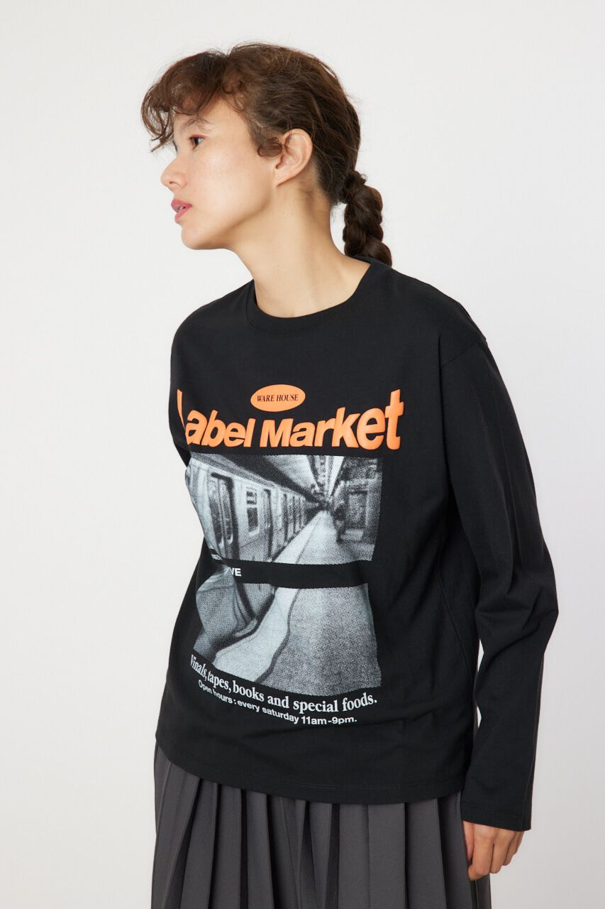 RODEO CROWNS「Label Market ロングスリーブTシャツ」|Tシャツ・カットソー|