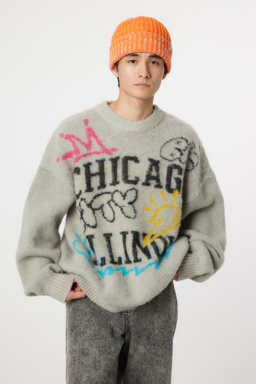 RODEO CROWNS「rakugaki JQD ニット」|ニット・セーター|