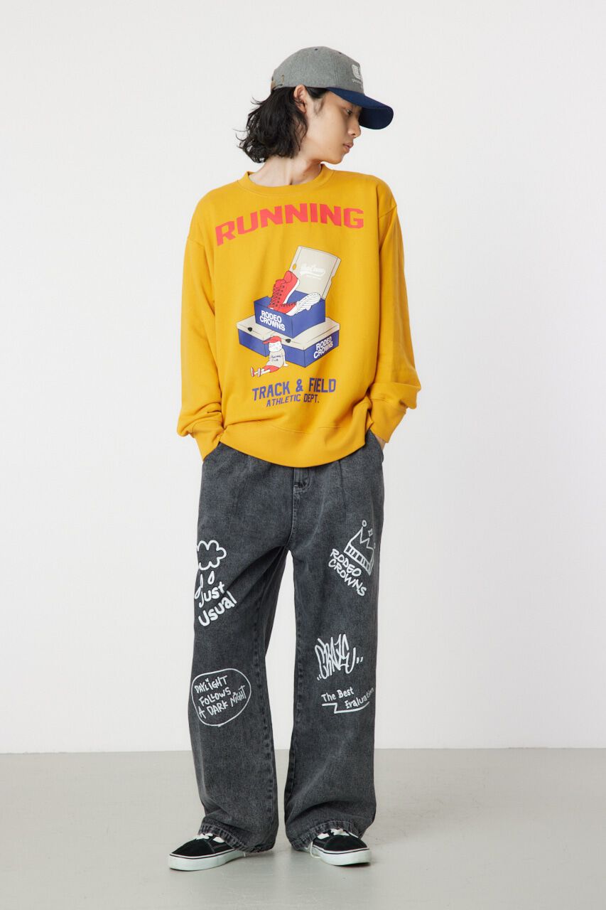 RODEO CROWNS「running boy スウェット」|パーカー|