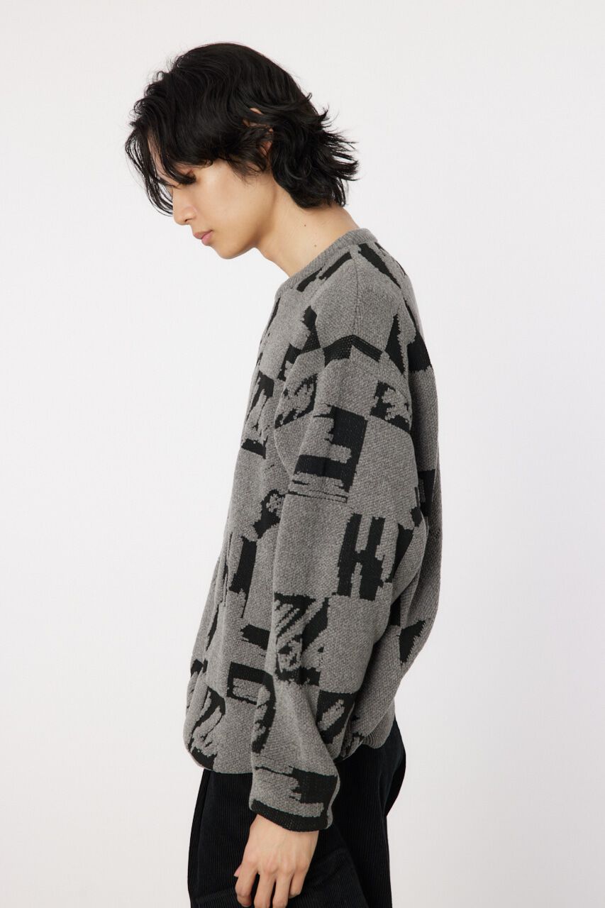 RODEO CROWNS「block checker ニット」|ニット・セーター|