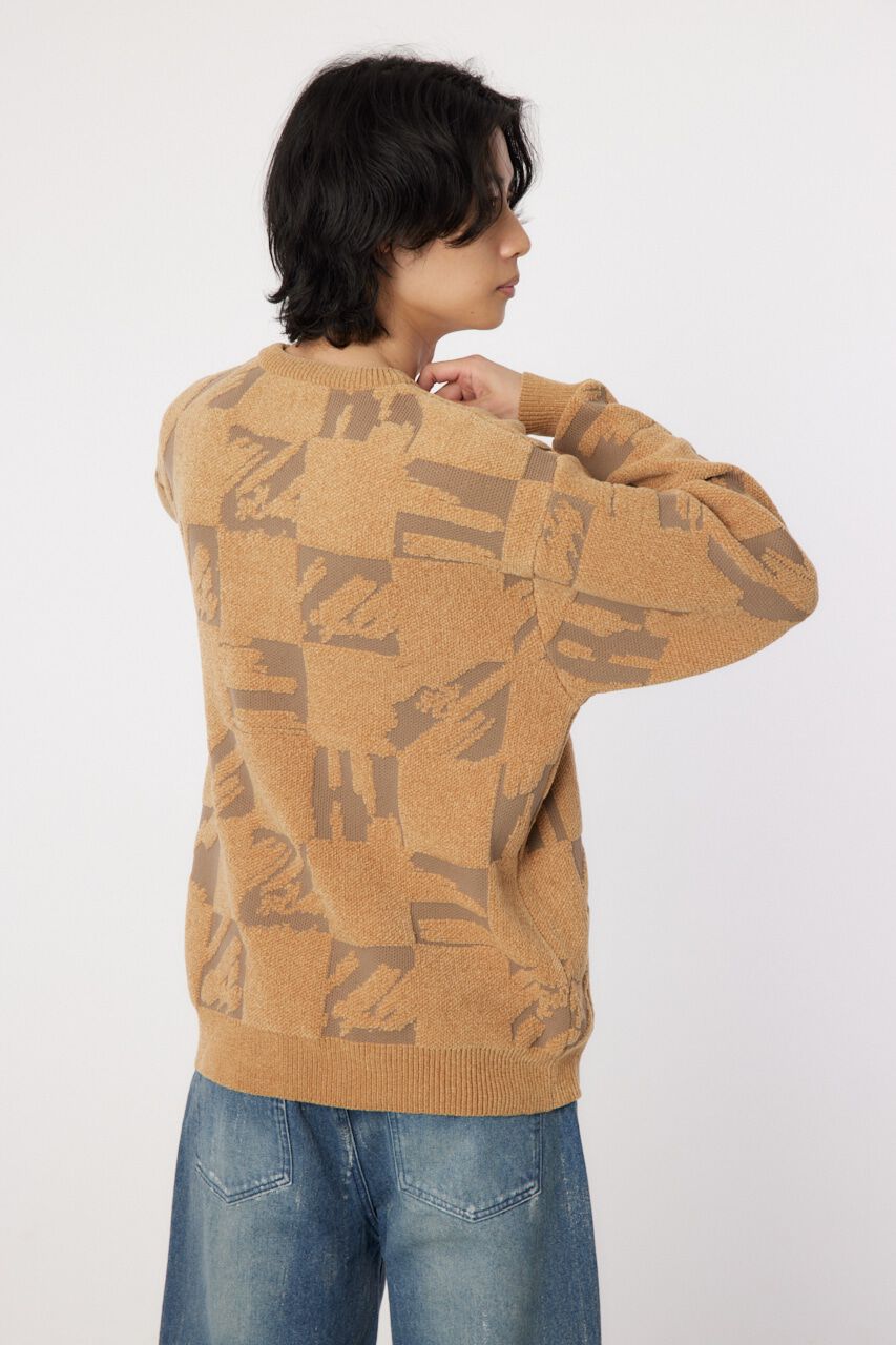 RODEO CROWNS「block checker ニット」|ニット・セーター|