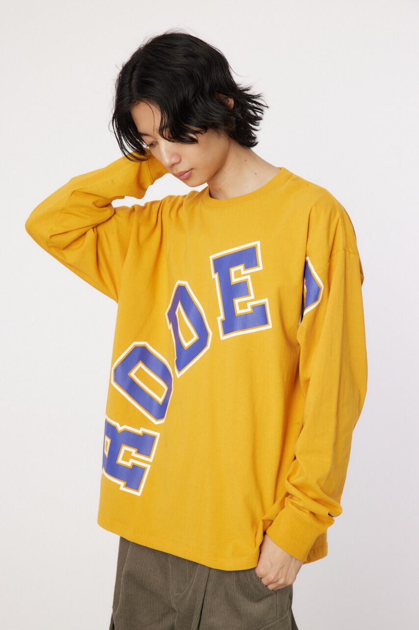 RODEO CROWNS「Bent Logo ロングスリーブTシャツ」|Tシャツ・カットソー|YEL