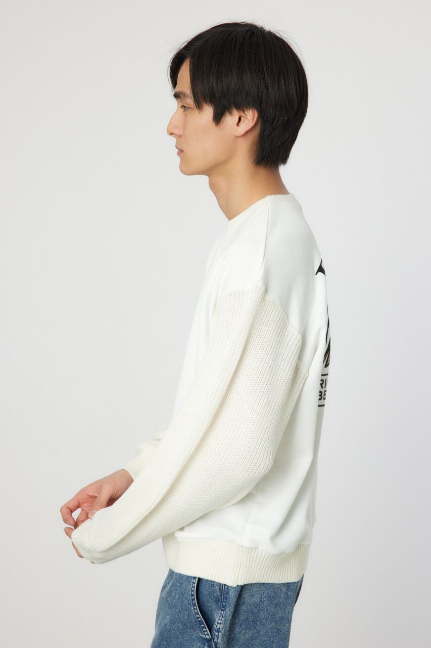 RODEO CROWNS「メンズドッキングロゴニットトップス」|ニット・セーター|