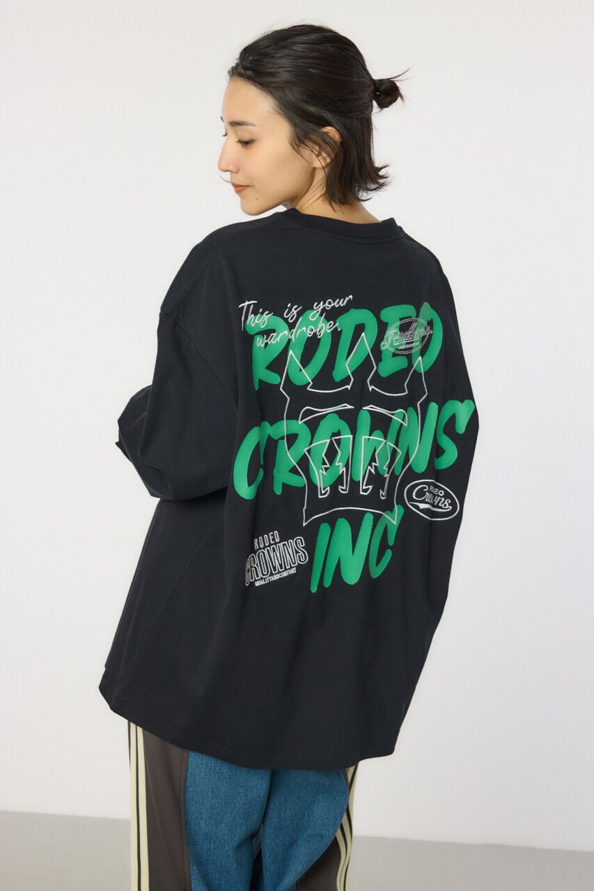 RODEO CROWNS「BACK SKETCH LOGO ロングTシャツ」|Tシャツ・カットソー|